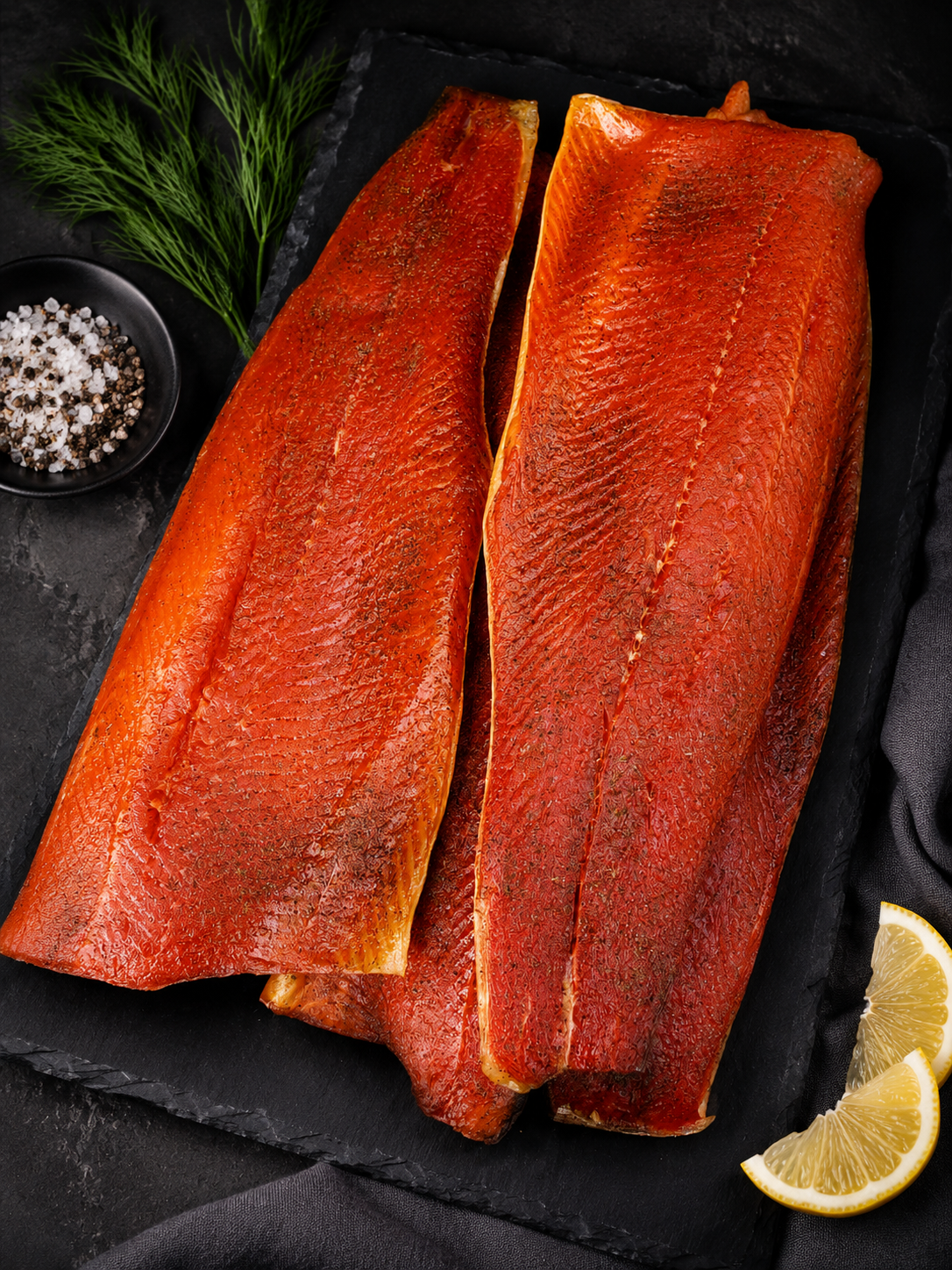 Cold Smoked Steelhead Full Fillets