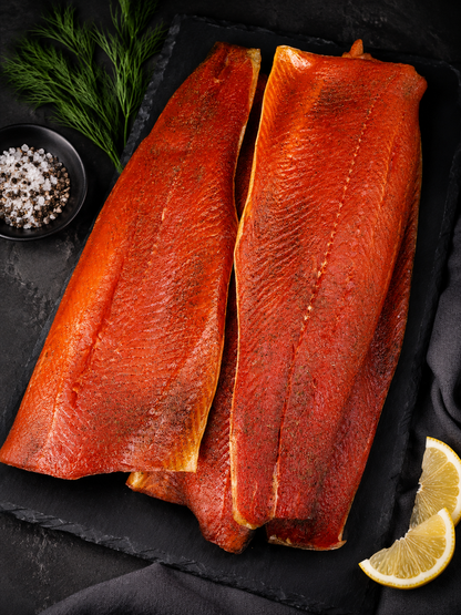 Cold Smoked Steelhead Full Fillets