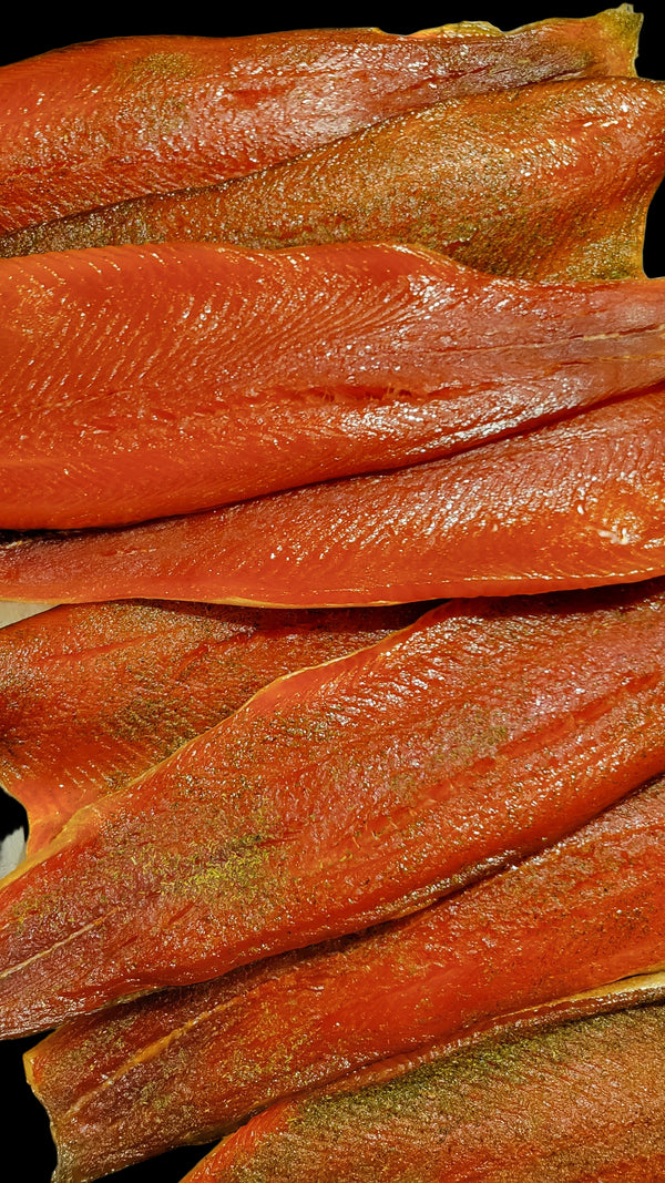 Cold Smoked Steelhead Full Fillets – Slavic Moms Fish